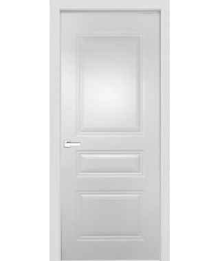 Дверь с ПВХ покрытием Эмма 60 ДГ (Софт Белый)