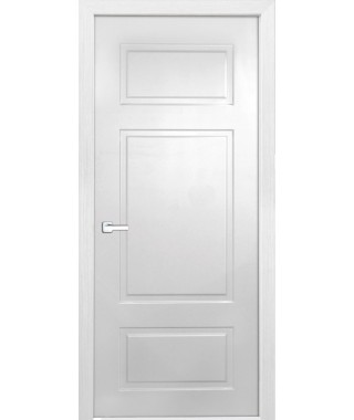 Дверь с ПВХ покрытием Эмма 140 ДГ (Софт Белый)