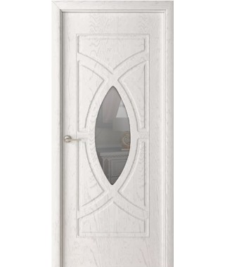 Дверь с ПВХ покрытием Камея ДО (Дуб Фактурный Грей)