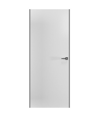 Дверь межкомнатная скрытого монтажа INVISIBLE с алюминиевой кромкой с 2-х сторон (AL)